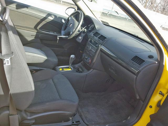 1G2AL15F077379473 - 2007 PONTIAC G5 YELLOW photo 5