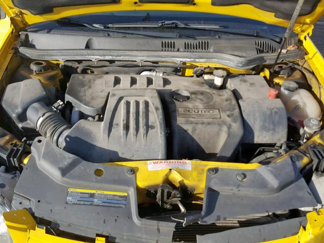 1G2AL15F077379473 - 2007 PONTIAC G5 YELLOW photo 7