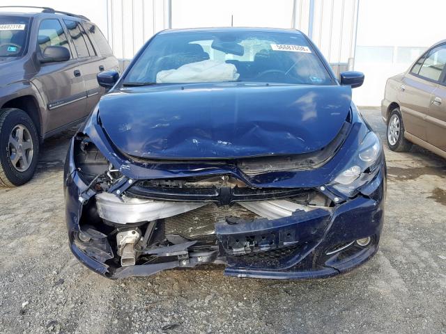 1C3CDFBBXGD564507 - 2016 DODGE DART SXT BLUE photo 9