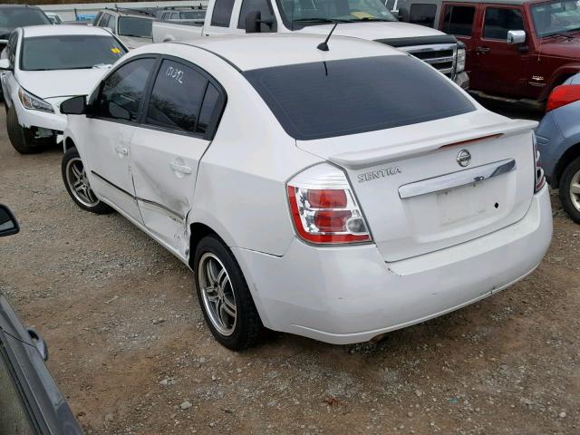 3N1AB6AP4BL717247 - 2011 NISSAN SENTRA 2.0 WHITE photo 3