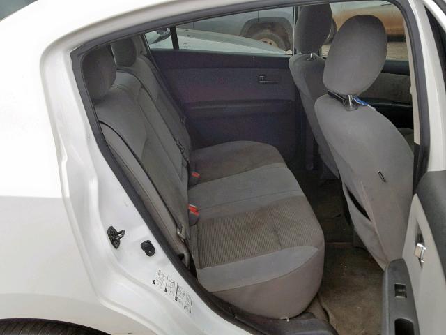 3N1AB6AP4BL717247 - 2011 NISSAN SENTRA 2.0 WHITE photo 6