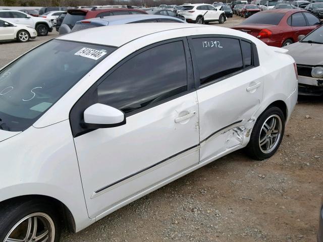 3N1AB6AP4BL717247 - 2011 NISSAN SENTRA 2.0 WHITE photo 9