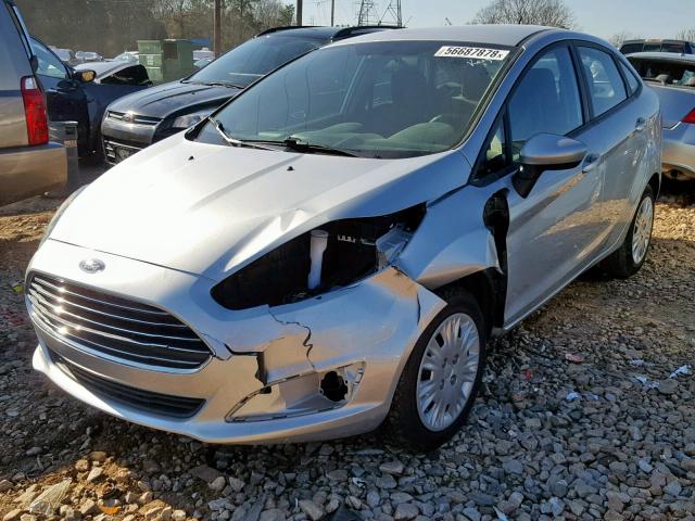 3FADP4AJXFM107516 - 2015 FORD FIESTA S SILVER photo 2