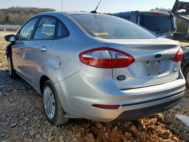 3FADP4AJXFM107516 - 2015 FORD FIESTA S SILVER photo 3