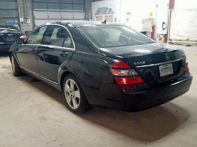 WDDNG86X47A145413 - 2007 MERCEDES-BENZ S 550 4MAT BLACK photo 3