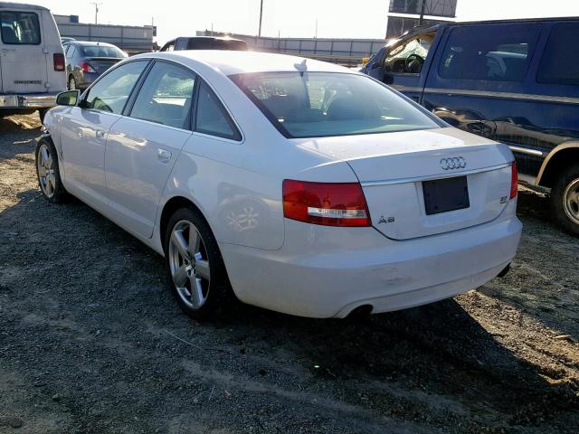 WAUDH74F48N068914 - 2008 AUDI A6 3.2 QUA WHITE photo 3