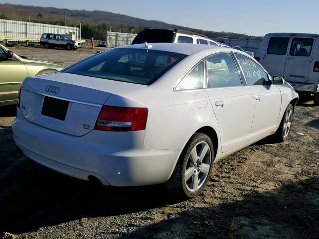 WAUDH74F48N068914 - 2008 AUDI A6 3.2 QUA WHITE photo 4