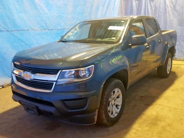 1GCGTCEN4K1109893 - 2019 CHEVROLET COLORADO L BLUE photo 2