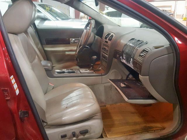 1LNHM87A94Y633605 - 2004 LINCOLN LS BURGUNDY photo 5
