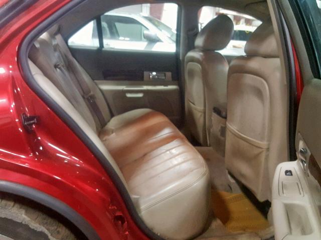 1LNHM87A94Y633605 - 2004 LINCOLN LS BURGUNDY photo 6
