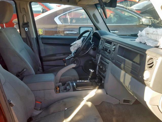 1J8HG48K77C669833 - 2007 JEEP COMMANDER Bordo foto 5