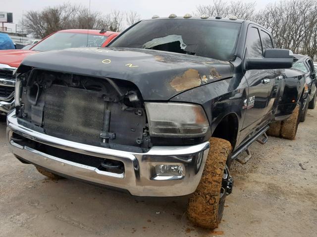 3C63RRHL3DG599491 - 2013 RAM 3500 SLT BLACK photo 2