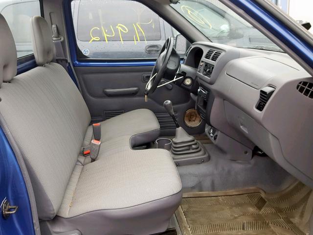 1N6DD21S4WC332710 - 1998 NISSAN FRONTIER X BLUE photo 5