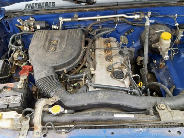 1N6DD21S4WC332710 - 1998 NISSAN FRONTIER X BLUE photo 7