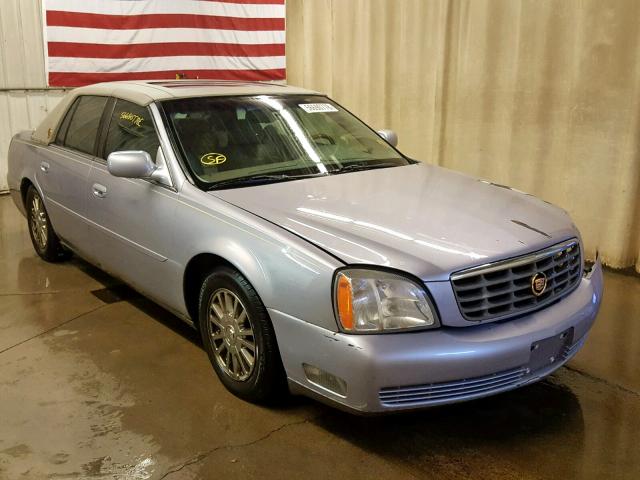 1G6KE57Y75U103891 - 2005 CADILLAC DEVILLE DH BLUE photo 1