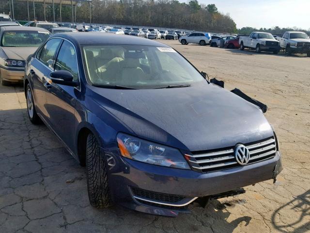 1VWBS7A31EC049957 - 2014 VOLKSWAGEN PASSAT SE BLUE photo 1