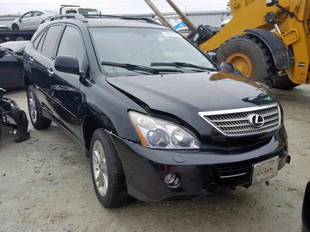 JTJHW31U282065806 - 2008 LEXUS RX 400H BLACK photo 1