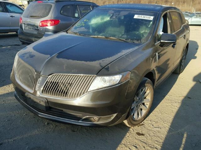 2LMHJ5NK4EBL57033 - 2014 LINCOLN MKT BLACK photo 2