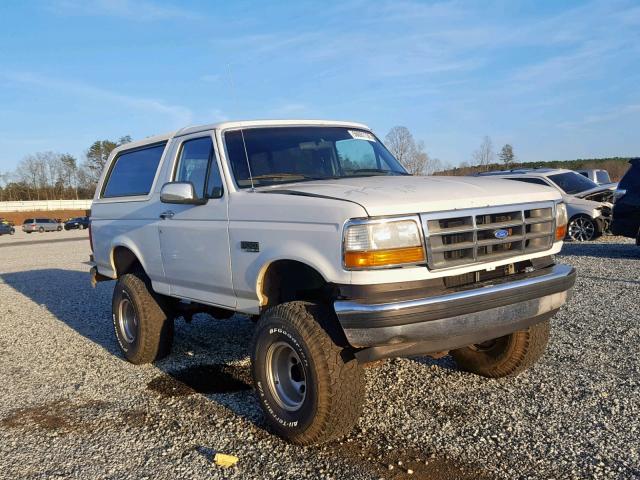 1FMEU15N3NLA32463 - 1992 FORD BRONCO U10 WHITE photo 1