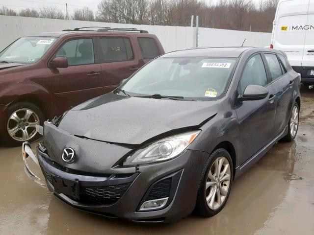 JM1BL1K61B1418443 - 2011 MAZDA 3 S GRAY photo 2