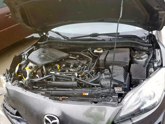 JM1BL1K61B1418443 - 2011 MAZDA 3 S GRAY photo 7