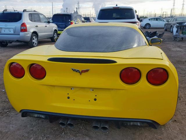 1G1YU2DW6C5100704 - 2012 CHEVROLET CORVETTE G YELLOW photo 6