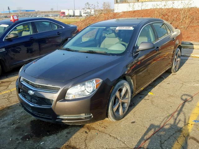 1G1ZC5E12BF295804 - 2011 CHEVROLET MALIBU 1LT BROWN photo 2