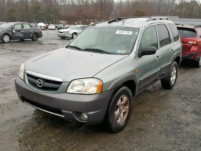 4F2CZ96123KM22867 - 2003 MAZDA TRIBUTE ES GREEN photo 2