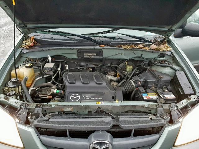 4F2CZ96123KM22867 - 2003 MAZDA TRIBUTE ES GREEN photo 7