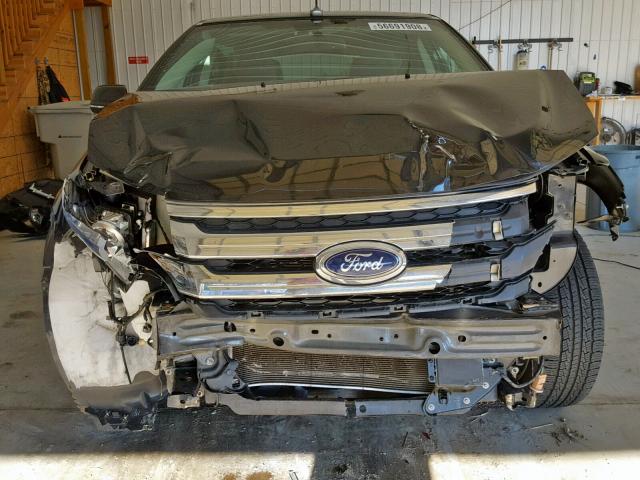 2FMDK3KC5EBA36885 - 2014 FORD EDGE LIMIT BLACK photo 9