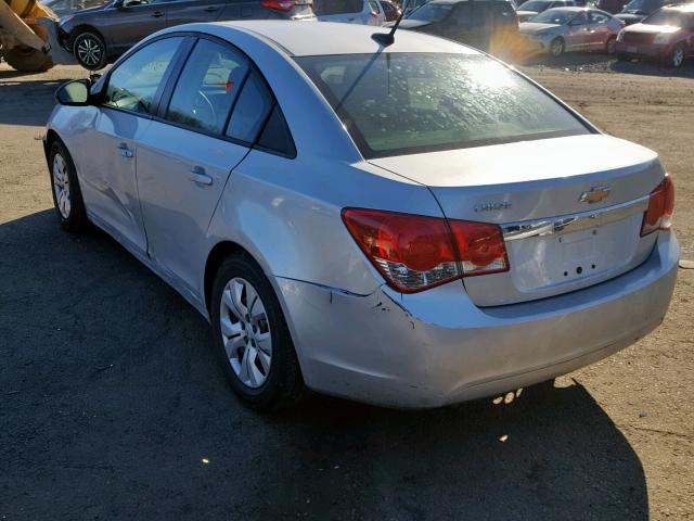 1G1PA5SG0D7186373 - 2013 CHEVROLET CRUZE LS GRAY photo 3