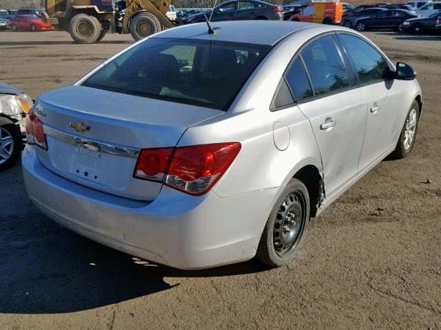 1G1PA5SG0D7186373 - 2013 CHEVROLET CRUZE LS GRAY photo 4