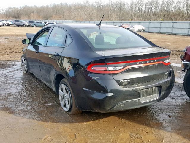 1C3CDFBB1GD591479 - 2016 DODGE DART SXT BLACK photo 3