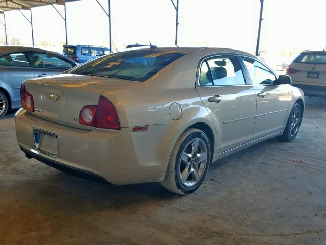 1G1ZH57B29F162123 - 2009 CHEVROLET MALIBU 1LT 米色 照片 4