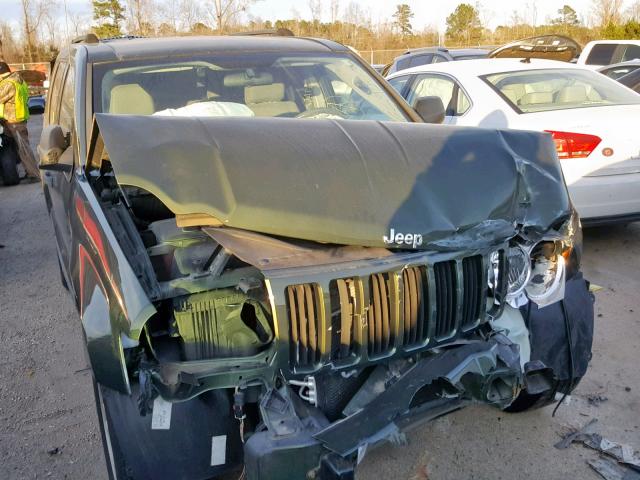 1J4GS48K36C297143 - 2006 JEEP GRAND CHER GREEN photo 9