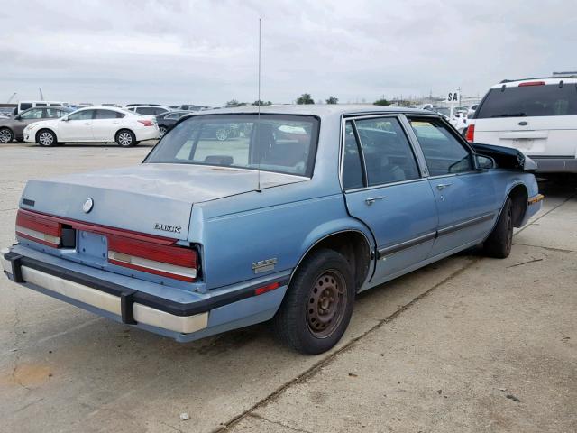 1G4HP54C8MH479397 - 1991 BUICK LESABRE CU BLUE photo 4