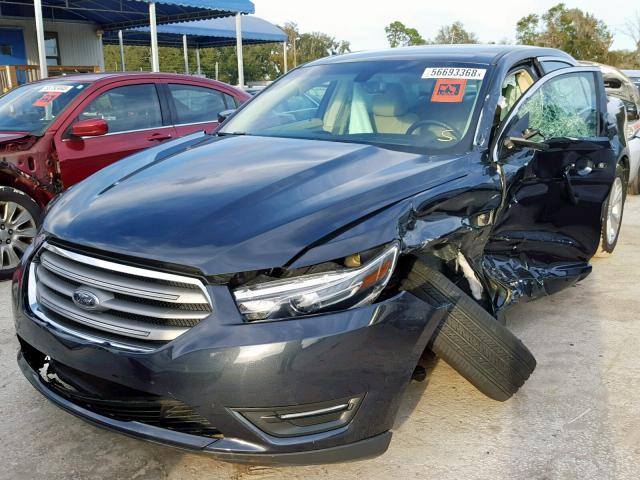 1FAHP2E82HG118195 - 2017 FORD TAURUS SEL BLUE photo 2