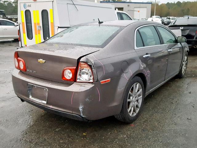 1G1ZE5E18BF289208 - 2011 CHEVROLET MALIBU LTZ ყავისფერი ფოტო 4
