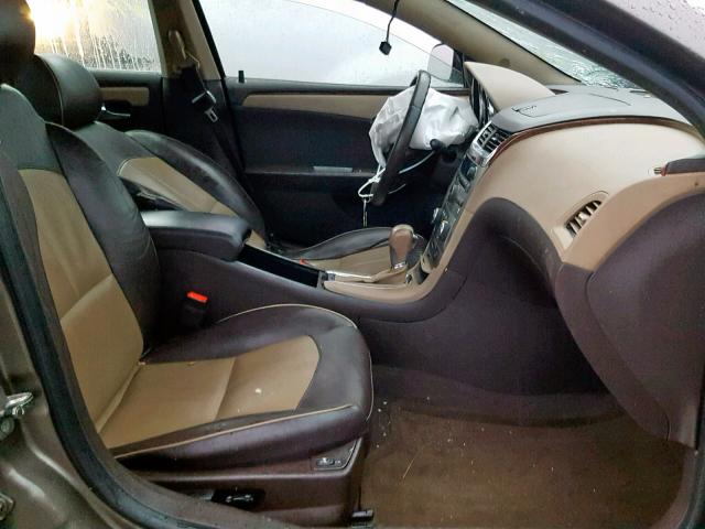 1G1ZE5E18BF289208 - 2011 CHEVROLET MALIBU LTZ ყავისფერი ფოტო 5