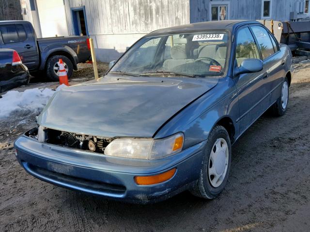 1NXBB02E9TZ366821 - 1996 TOYOTA COROLLA DX BLUE photo 2