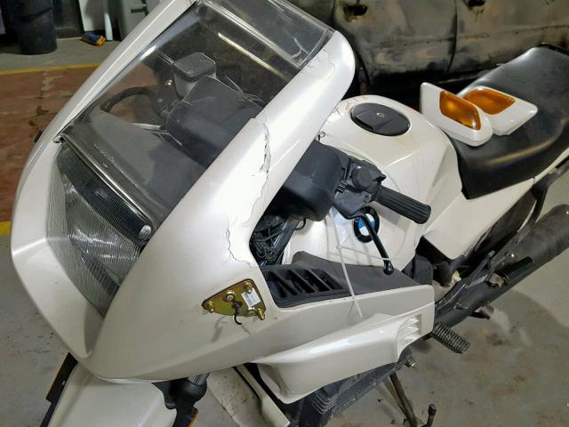 WB1051309H0044025 - 1987 BMW K100 RS WHITE photo 9