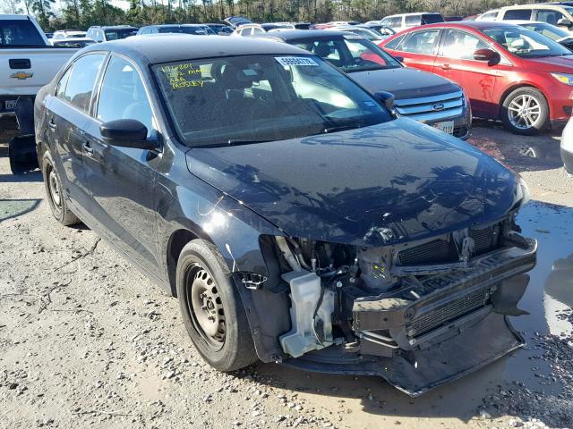 3VW2K7AJ3DM399716 - 2013 VOLKSWAGEN JETTA BASE BLACK photo 1