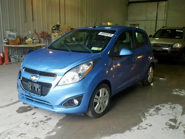 KL8CB6S94DC625374 - 2013 CHEVROLET SPARK LS BLUE photo 2