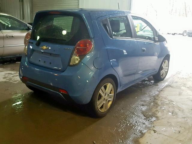 KL8CB6S94DC625374 - 2013 CHEVROLET SPARK LS BLUE photo 4