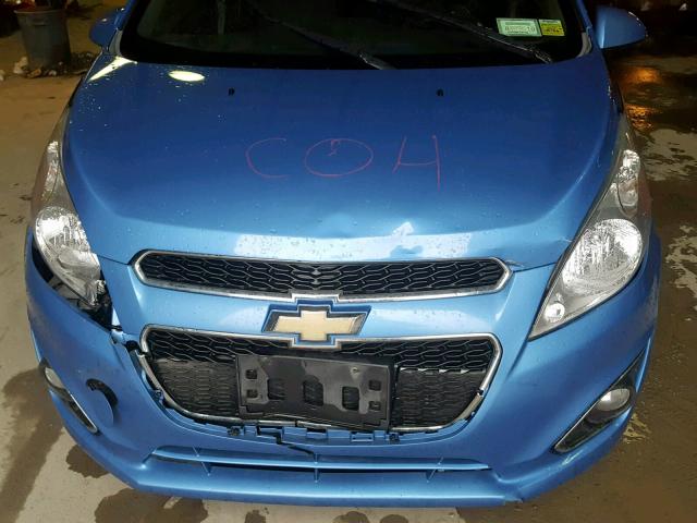 KL8CB6S94DC625374 - 2013 CHEVROLET SPARK LS BLUE photo 7