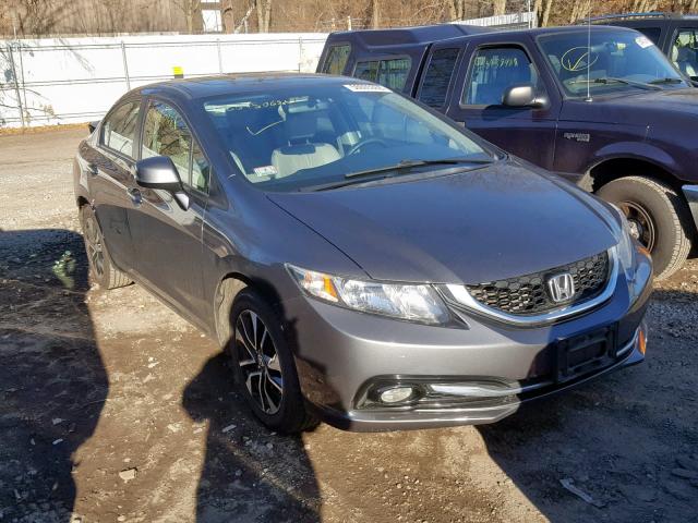 2HGFB2F94DH513048 - 2013 HONDA CIVIC EXL GRAY photo 1