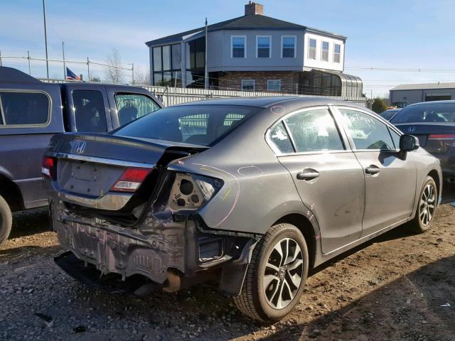 2HGFB2F94DH513048 - 2013 HONDA CIVIC EXL GRAY photo 4