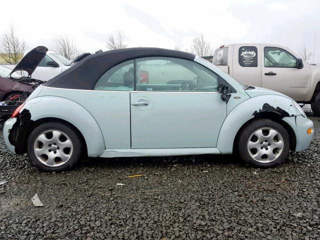 3VWCK21Y33M328437 - 2003 VOLKSWAGEN NEW BEETLE Mavi foto 9