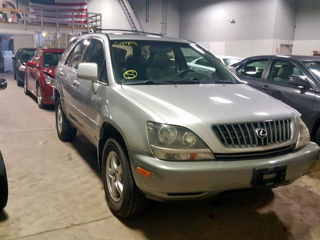 JT6HF10U3Y0132263 - 2000 LEXUS RX 300 GRAY photo 1