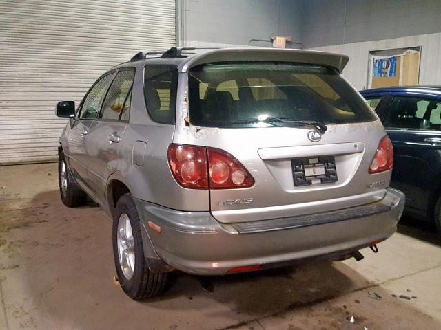 JT6HF10U3Y0132263 - 2000 LEXUS RX 300 GRAY photo 3